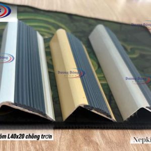 Nẹp nhôm L41 chống trơn bậc cầu thang